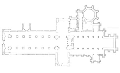Plan of Southwell Minster